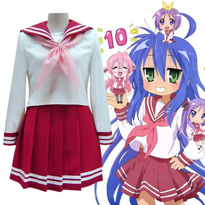 Lucky☆Star Izumi Konata Cosplay JK School Uniform Costume Women • $39.99