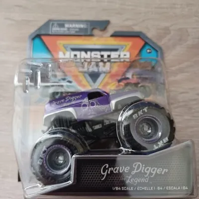 Monster Jam 1/64 Diecast Monster Trucks Purple Grave Digger The Legend • $5