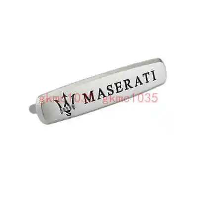 Fit For Maserati  Emblems Front Seat Tuning Badges Metal Maserati • $11.95