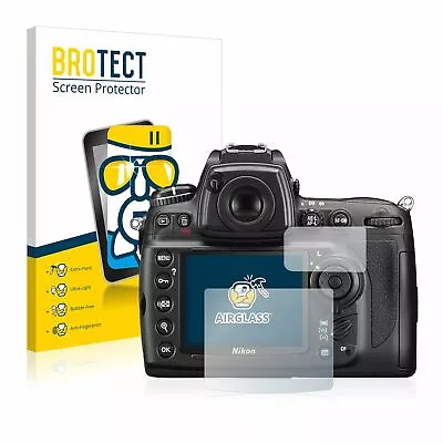 Nikon D700 DSLR BROTECT® AirGlass® Premium Glass Screen Protector Clear • $29.44