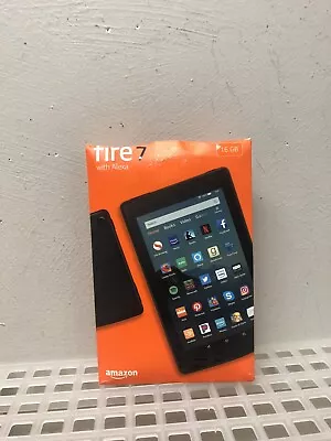 Amazon Fire 7 (9th Gen) M8S26G 16GB Wi-Fi Alexa 7'' Tablet - Black • $34.99