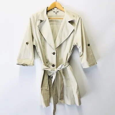 CAbi Sandy Trench Coat Style 777 Womens  Size 10 • $18