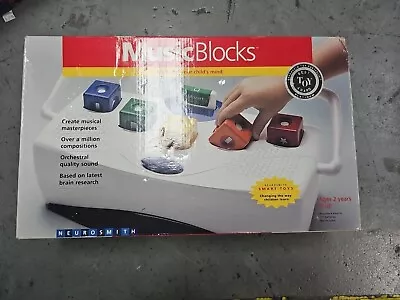 Vintage 1998 Neurosmith Music Block Player W/ 5 Blocks & Mozart Cartridge Works! • $114