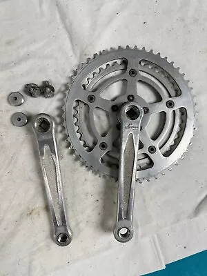 Vintage 60s/70s Nervar 631/633 Crankset 50.4 BCD 170 Mm 52/42T French Threads • $89