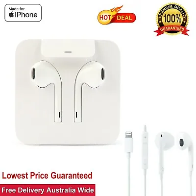 $23.99 • Buy GENUINE Earphones Headphones EarPods A1748 For Apple IPhone7 8 PLUS X XR XS MAX