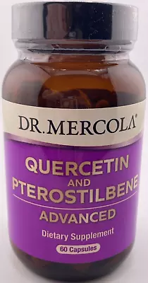 Dr. Mercola Quercetin & Pterostilbene Advanced Dietary 60 Count 10/2024 • $14.44