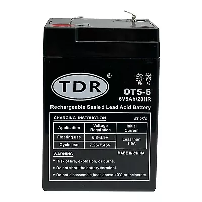 6V AGM Deep Cycle Battery SLA Sealed UPS APC Alarm Toy Replace 4Ah 4.5Ah 5Ah • $29.95