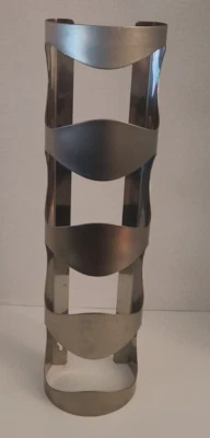 $11.99 • Buy IKEA Stainless Steel 4 Bottle Wine Rack 300.557.60 Wall Mount Silver