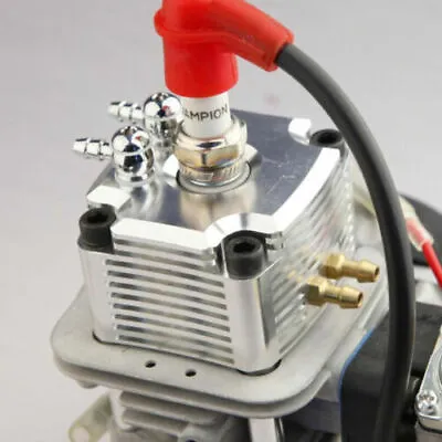 New Double Water Inlet Enhanced Water Cooling Set For 26cc Zenoah Engine RC Boat • $58.57