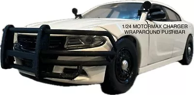 1/24 Motormax Dodge Charger Wraparound Pushbar Police Custom Diecast • $10