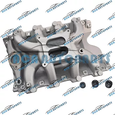 Intake Manifold 4-Barrel Square Bore Holden V8 VN Heads 253 304 308 Aluminium • $294.99