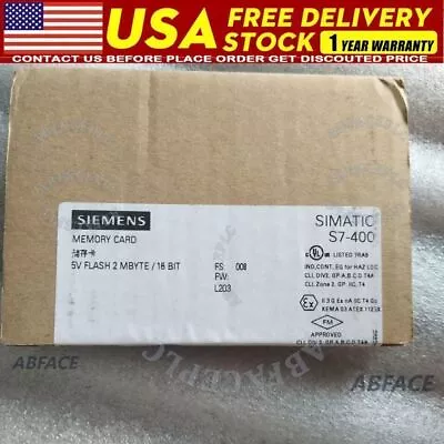 New Siemens 6ES7952-1KL00-0AA0 SIMATIC S7-400 Memory Card 6ES7 952-1KL00-0AA0 • $323.33