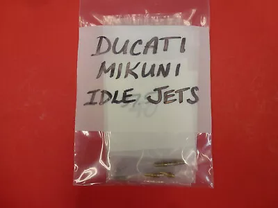 Ducati OEM Mikuni CV Carburetor Idle Jets 6 Pair Lot Buy • $19.95