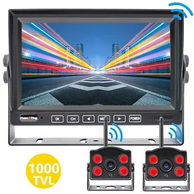 Wireless Heavy Duty Truck Reversing SET 7  LCD Monitor+IR Reverse 1000TVL Camera • $89.90