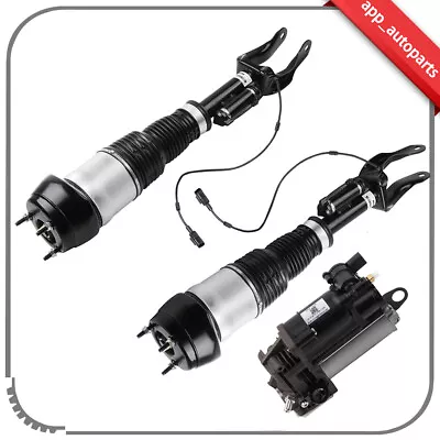 3PCS Front Air Suspension For Mercedes X166 W166 ML63 GL450 Strut Compressor Kit • $522.05