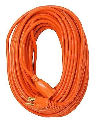 25/50/100 Foot Indoor/Outdoor Extension Cord SJTW (16/3) Heavy Duty Orange New • $9.99