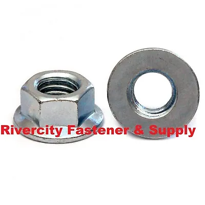 (2) M12-1.25 JIS 12mm X 1.25 J.I.S Fine Thread Steel Flange Nuts M12x1.25  • $9.88