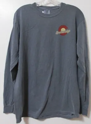 Breckenridge Colorado Rocky Mountains Moose Long Sleeve T-Shirt Size Medium • $6.48
