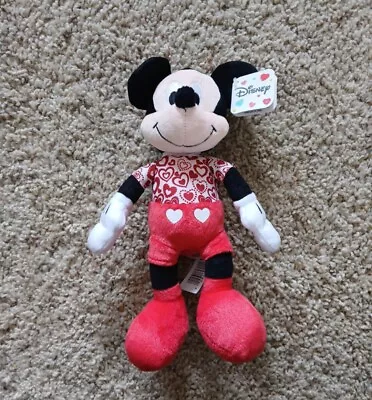 Disney Mickey Mouse Valentines Day Plush Toy Doll • $5