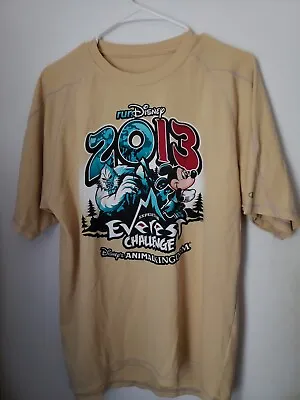 Run Disney Animal Kingdom Everest Challenge Jersey Shirt. Large. RARE. 2013 • $59.99