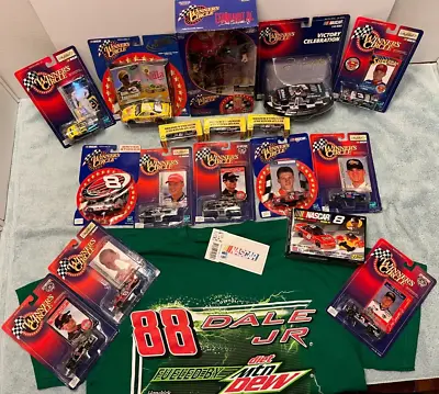 Vintage LOT-18 Dale Earnhardt Jr. NASCAR Collection Memorabilia Bundle • $35