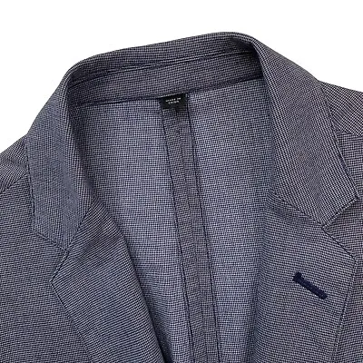 Mens S / 36 R J Crew Ludlow Light Blue Tight Knit Cotton Blend Casual Blazer • $79.95