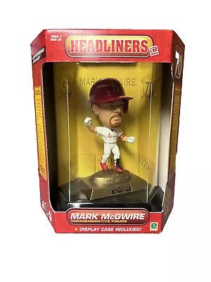 MLB HEADLINERS XL Mark McGwire #25 Cardinals Commemorative Figure DISPLAY CASE • $45