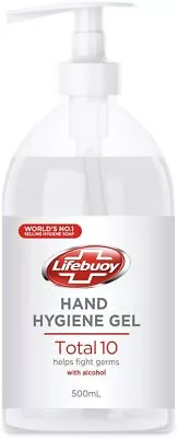 Lifebuoy Total 10 Hand Hygiene Gel 500 Ml • £6.45