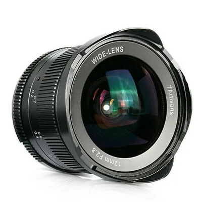 7artisans 12mm F2.8 Wide Angle Portrait Lens For EF-M Mount M5 M6 M100 Camera • £142.80