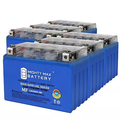Mighty Max YTZ14SGEL 12V 11.2AH Battery Replaces BMW 800 F800GT 15-16 - 6 Pack • $219.99