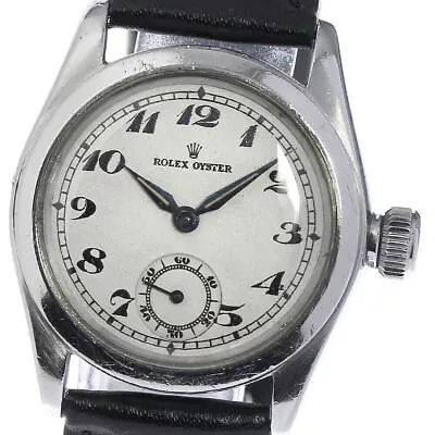 ROLEX Oyster Silver Dial Hand Winding Men's Watch_799694 • $2697.39
