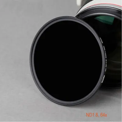 Haida 6 Stop ND64 Neutral Density Lens Filter 43/46/49/52/55/58/62/67/77/82mm • $50.05