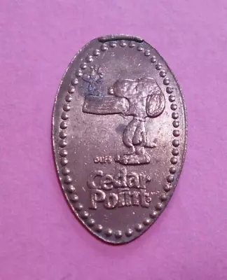 Cedar Point Elongated Penny Sandusky OH USA Cent Snoopy Woodstock Souvenir Coin • £1.58