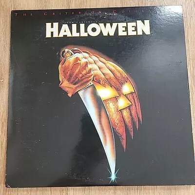 Rare  HALLOWEEN  THE CRITERION COLLECTION DOUBLE DISC LASERDISC HORROR Classic • $57