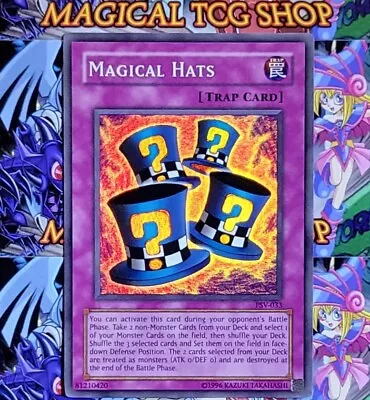 Yugioh Magical Hats Pharaoh's Servant PSV-033 Super Rare Konami Original 2002 • $23.95