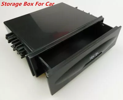 Car Auto Single Din Dash Radio Installation Large Space Pocket Kit Storage Box • $20.89