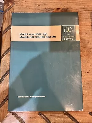 Mercedes-Benz Service Manual  1987 - MODELS 107 124126 And 201 • $69.99