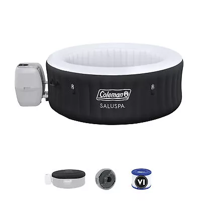 Bestway Coleman Miami AirJet Inflatable Hot Tub With EnergySense Cover Black • $399.99