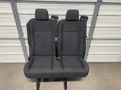 2015-2023 Ford Transit OEM Seat BLACK Cloth; 36  Dual Passenger • $549.99