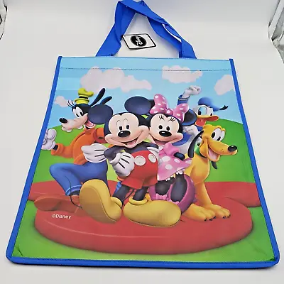 Disney Mickey Mouse & Friends Reusable Eco Grocery Gift Tote Bag 14  X 15 1/2” • $8.27