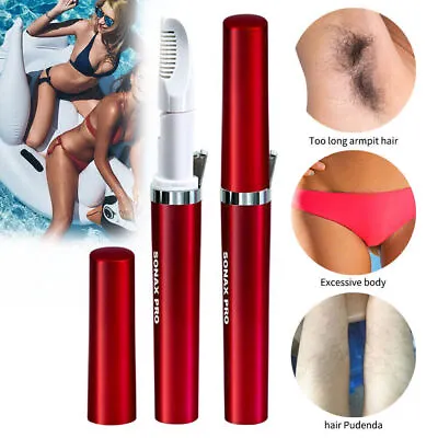 Women’s Facial Hair Remover USB Rechargeable Eyebrow Trimmer Razor Mini Epilator • £18.49