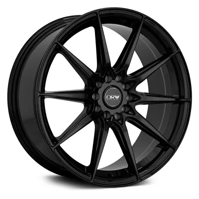 DRW D19 Wheels 17x7.5 (38 5x114.3 73.1) Black Rims Set Of 4 • $648