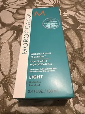 MOROCCANOIL TREATMENT OIL  For Fine Or Light Coloured Hair 3.4 Fl Oz- 100ml • $35