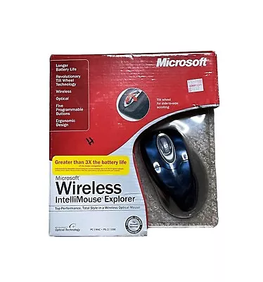 New In Package Microsoft Wireless IntelliMouse Explorer 1007  • $59.99