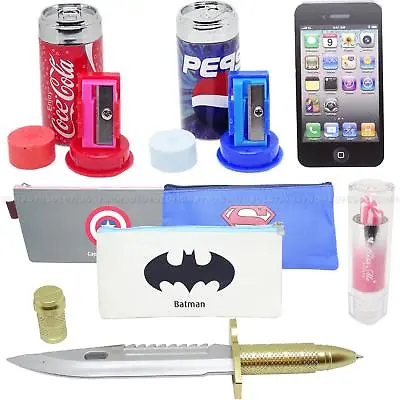 School Accessories Pencil Case Rubber Sharpener Erasers Pens Stationery Notepads • £1.99