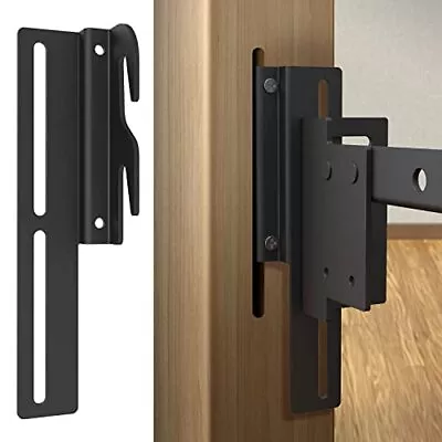 2Pcs #711 Bed Frame Brackets For Headboard Or FootboardBolt-On To Hook-On Co... • $25.49