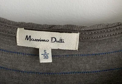 $20 • Buy Massimo Dutti Brown Ruffle Design Ladies Dress. Hard To Photograph Size Small