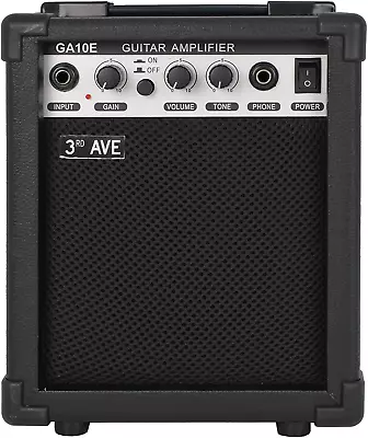 3Rd Avenue 10W Guitar Amplifier With Headphone Output Overdrive Switch Tone Co • £39.63