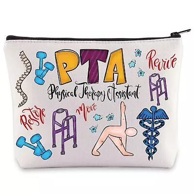 Funny Physical Therapist Assistant Cosmetic Bag PTA Appreciation Gift Physiot... • $18.60