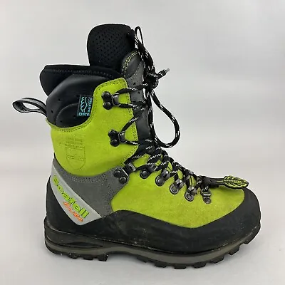 Arbortec Scafell Lite Lime Class 2 Chainsaw Vibram Waterproof Boots EU39 US7 UK6 • £184.96